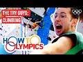 How to Sport Climb Like an Olympian ft. The Try Guys