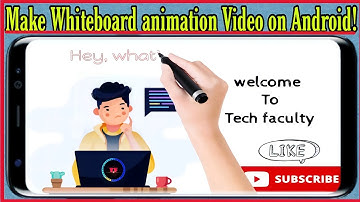 How to make free Whiteboard animation Video on Android![doodlify/Benime]