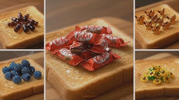1 Hour of Bread/Toast Spreading ASMR With Random Objects | Satisfying AI ASMR