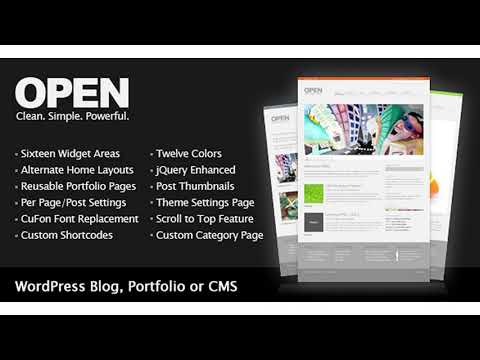 OPEN by Cudazi | Themeforest Website Templates and Themes