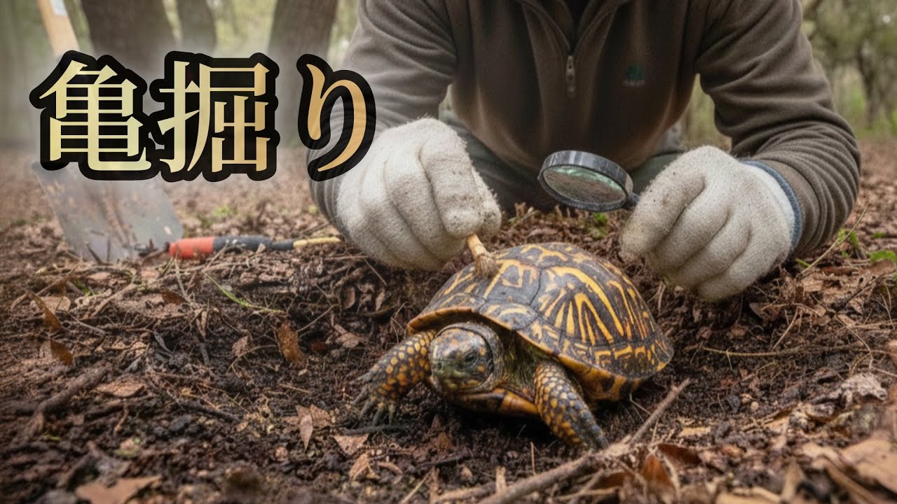 【冬眠準備】うちのハコガメを掘り出して健康診断！これで安心して眠れるかな？