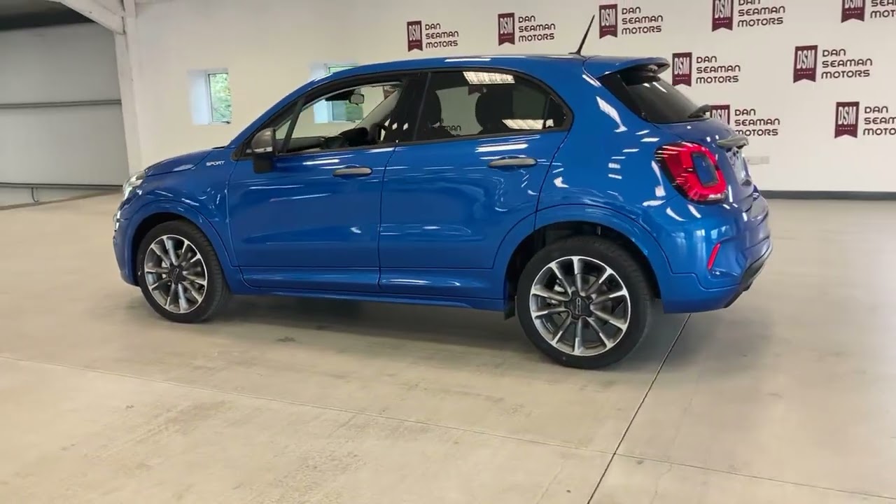 Fiat 500 X  Sport edition 1.0 litre petrol 120BHP Italia Blue