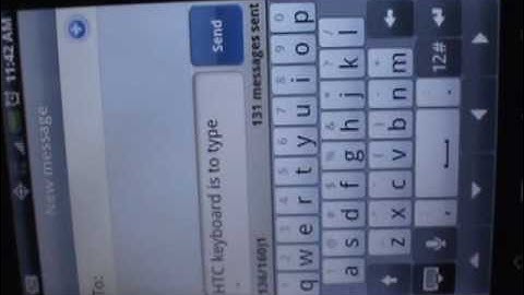 HTC Evo 4G Quick Review 4 - Texting