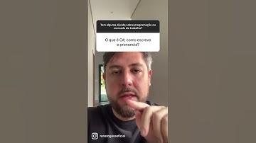 O que é C#? #csharp #programação #renatogava