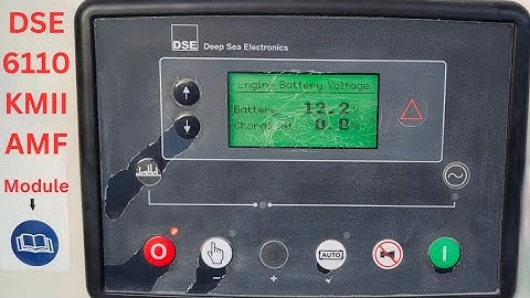 How Do Configuration Of DSE 6110 KMII Controlle.