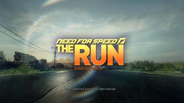 Need for Speed The Run (Start Screen)