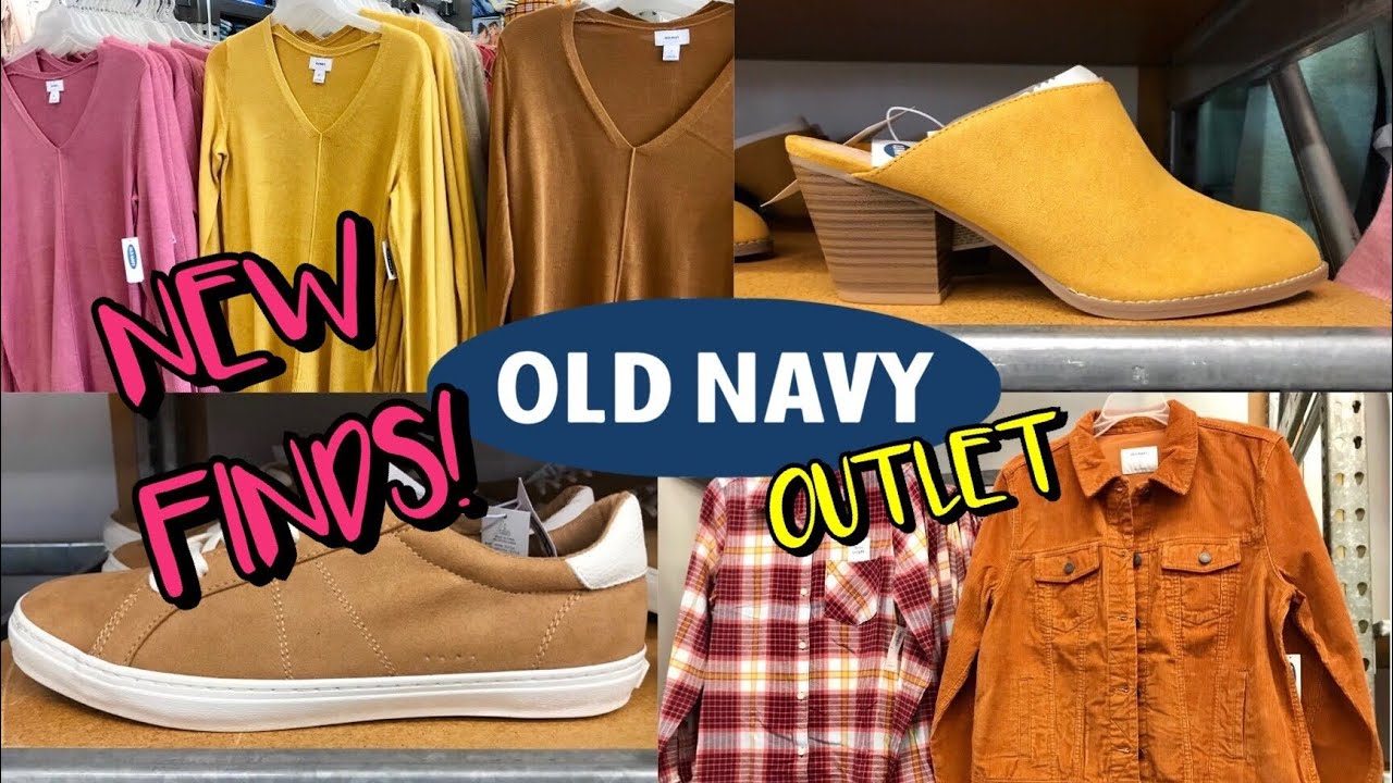 OLD NAVY OUTLET SHOP WITH ME CLOTHES & SHOES ** NEW FALL FASHION - YouTube