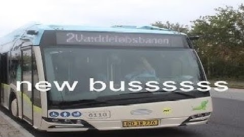 BRAND NEW BRT Bus “Plusbus” Passenger testing in Aalborg, Denmark! AAU Busterminal - Væddeløbsbanen