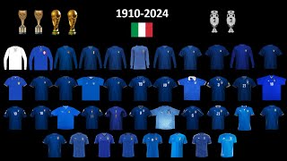 The History of Italy's national team shirts; pw85