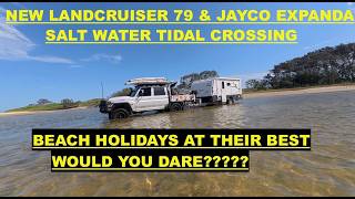 Would You Take Your Jayco Expanda Onto The Beach 79 Series 2.8 Landcruiser Towing Onto Pebbly Beach