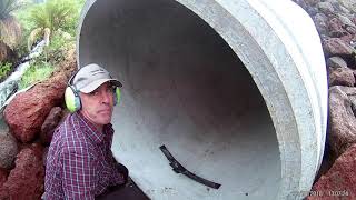 Installing Flexible Baffles in Round Culvert
