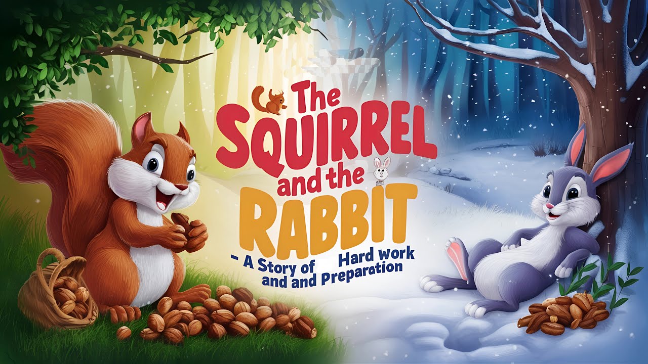 The Squirrel and The Rabbit | English Moral Story For Kids - YouTube
