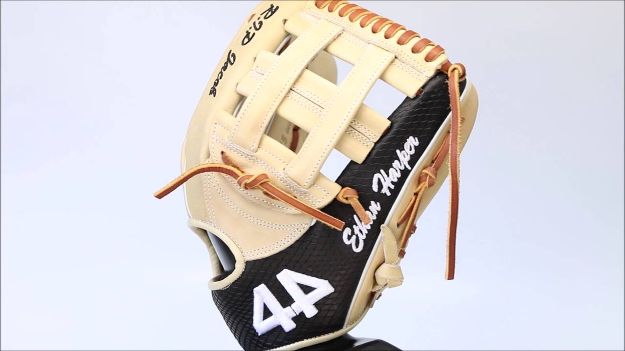 44 Pro Custom Baseball Gloves Signature Series Custom Snakeskin Wrist Logo