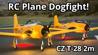 💥FPV Dogfight from RC Plane Cockpit - E-flite Carbon-Z T-28💥