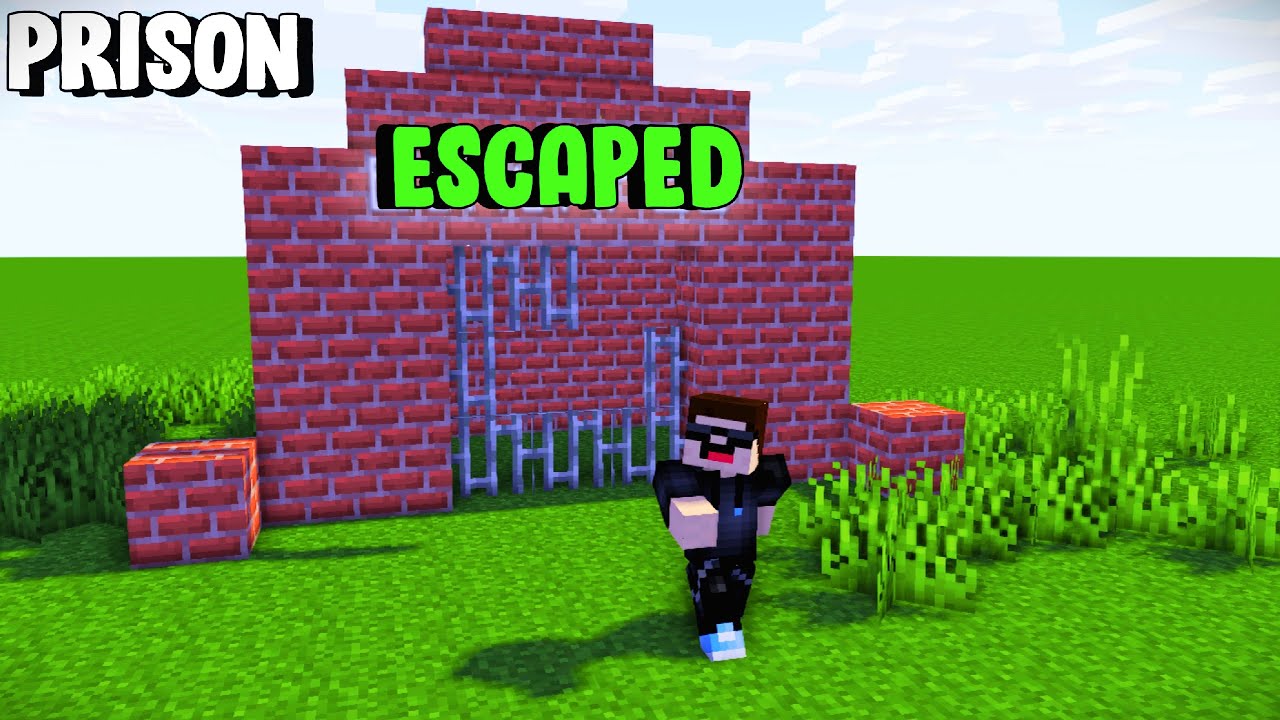 FINALLY I ESCAPED the PRISON in Minecraft - YouTube