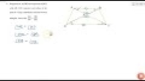 Diagonals AC and BD of a trapezium ABCD with AB || DC intersect each other at the point O. Using...