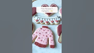 Fuzzy Heart Sprinkles🩷 #cookiedecorating #decoratedcookies #decoratedsugarcookies #royalicing