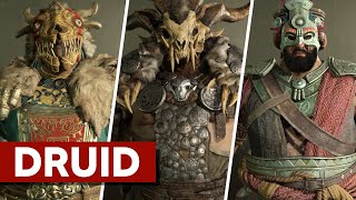 ALL Druid Transmog Armor Sets & All Color Variants - DIABLO 4