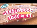 SKETCHBOOK TOUR #11 | My THICC Sketchbook | Candyjani