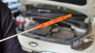 How to check engine oil level in Kia Sportage