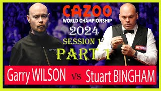 Garry Wilson vs Stuart Bingham  Round 1| Cazoo World Championship 2024|#snooker2024 | #stuartbingham