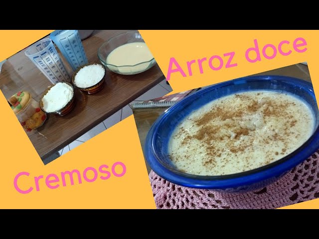 ARROZ DOCE CREMOSO FÁCIL DE FAZER