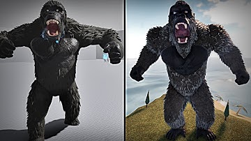 Kaiju Universe vs Project Kaiju Kong 2021 Comparison