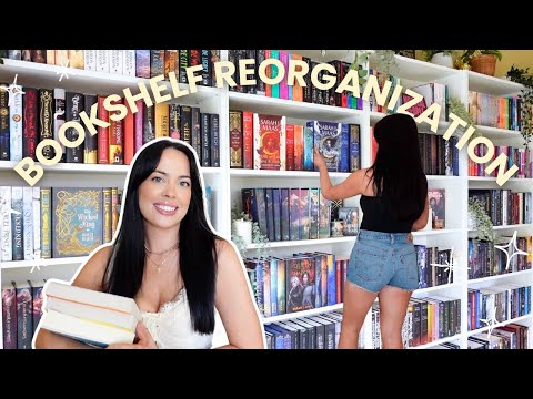 BOOKSHELF REORGANIZATION 🌟📖