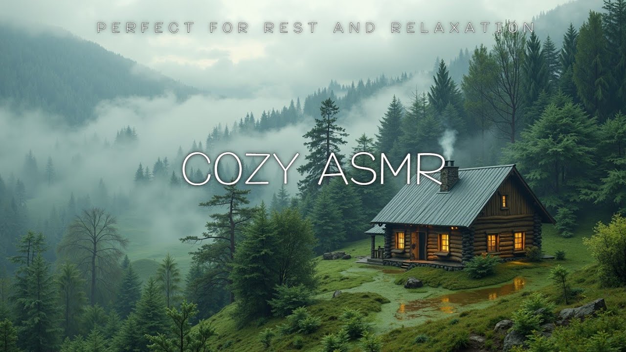 Cozy Cabin Rain & Thunder ASMR | Relaxing Rain Echo for Deep Sleep ...