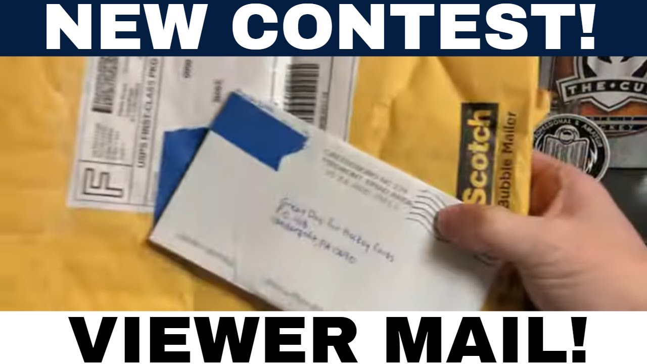 NEW CONTEST! Hockey card viewer mail day!