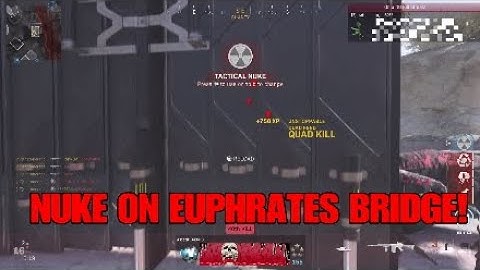 MW INFECTED NUKE ON EUPHRATES BRIDGE (with reactions)