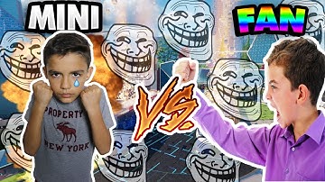 Fan Trash Talks Little Brother Prank! Black Ops 3 1v1! *Fight*