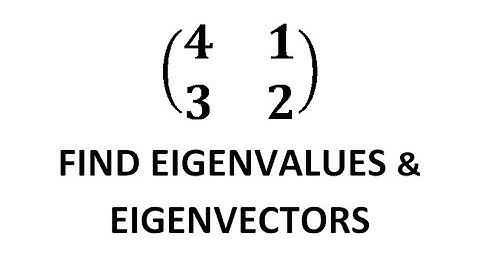 How to Find  Eigenvalues & Eigenvectors l Anumega Tutorial 02
