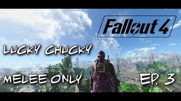 DEATHCLAW MELEE TAKEDOWN & Lightsaber! Fallout 4 MELEE WEAPONS ONLY Playthrough! Ep.3
