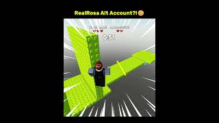 I Found RealRosa Alt Account?!  | #roblox #robloxedit #robloxmemes