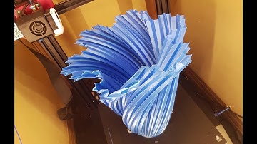 3D Print Timelapse - Koch Snowflake Vase