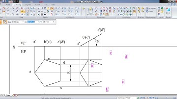 Projection of plane surfaces #7 by Prof. Vinayak Koppad