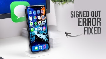iMessage Signed Out Error - How I Fixed It