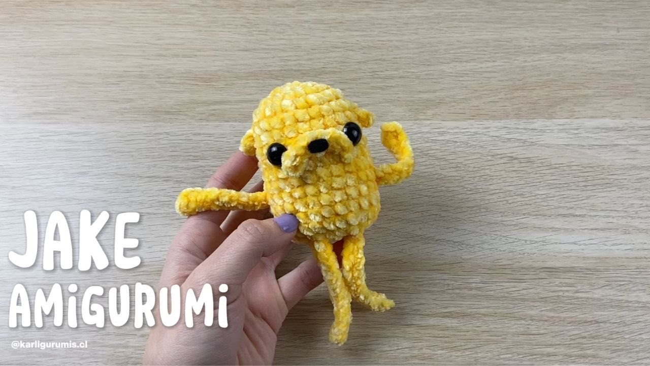 Aprende a tejer a Jake el Perro! (cosemos muy poquito) | Patrón de amigurumi medio-fácil ⭐️⭐️