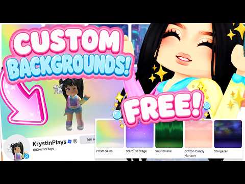 How to Get & Use NEW Roblox Profile Backgrounds! (FREE) ⭐