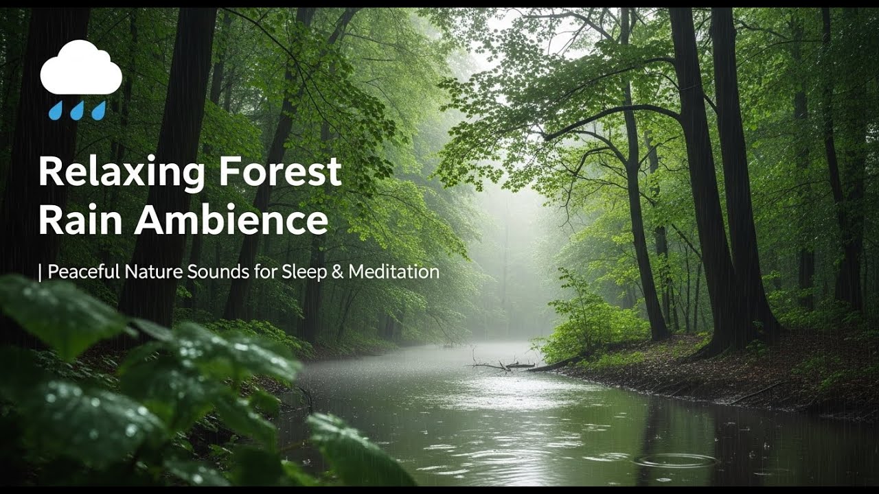🌧️ Relaxing Forest Rain Ambience | Peaceful Nature Sounds for Sleep ...
