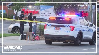 Charlotte police officer shoots at suspect who allegedly shot at passing cars during foot chase