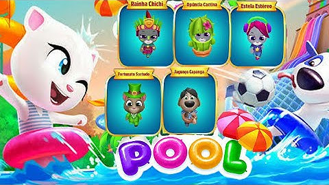 Talking Tom Pool Stage 241 - 250 New Visitor Gameplay Android iOS