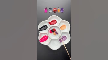 Guess the mixed color of Numberblocks characters #satisfying #colormixing #numberblocks