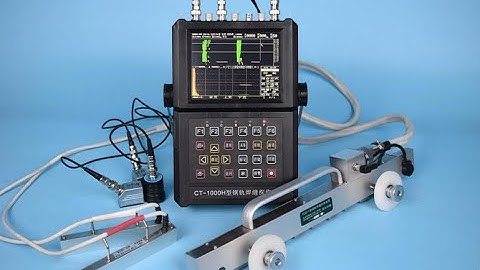 Portable ultrasonic rail weld inspection device