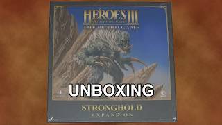 Heroes Of Might And Magic III - The Board Game (Stronghold Expansion Unboxing & Showcase)