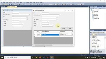Contoh Input Data Dengan VB.Net