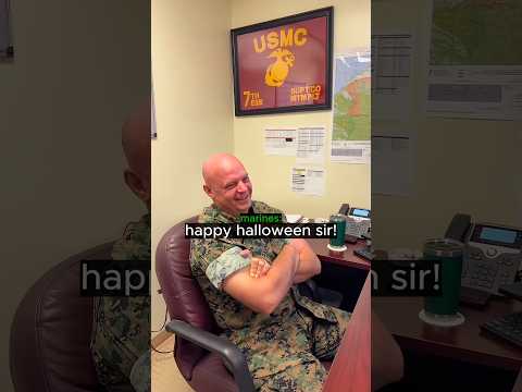 Marines All Dressed Up as Their Sergeant 😂