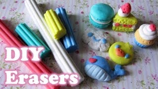 Make Your Own Erasers With Eraser Clay 5 Different Shapes