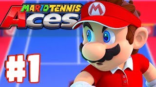 NEW Mario Online Tournament! - Mario Tennis Aces Gameplay #1 (Switch)